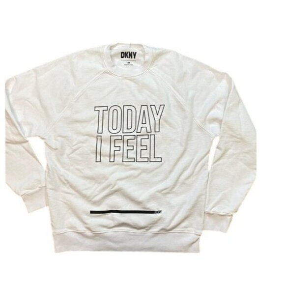 DKNY Today I Feel Crewneck Sweatshirt - Picture 1 of 8